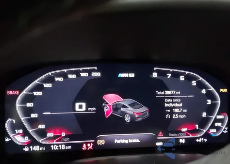 2020 BMW M8 из США, поврежденный, VIN WBSAE0C06LCD45307